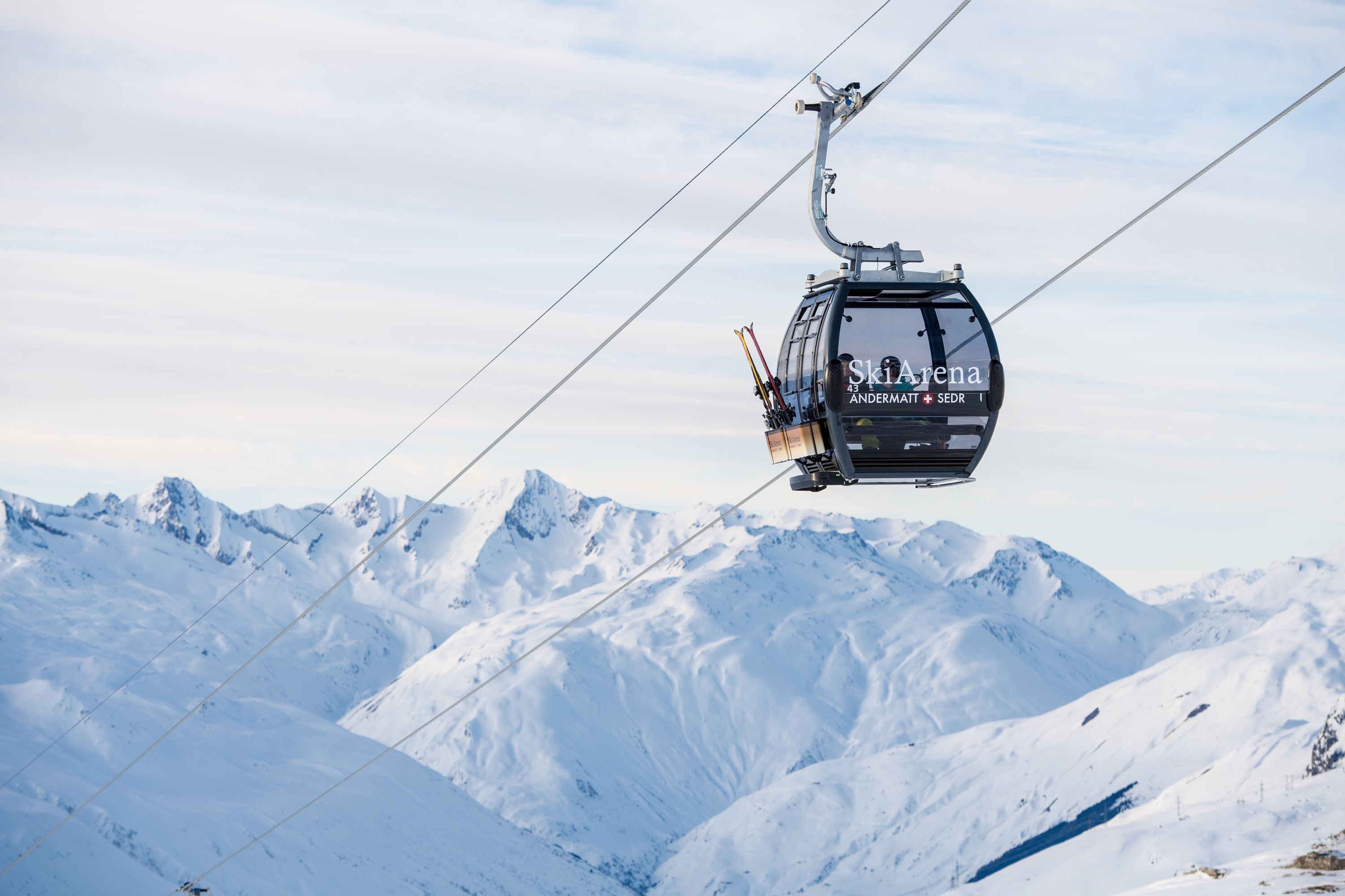 Winteraktivität-Skifahren-SkiArena-Gütsch-Express