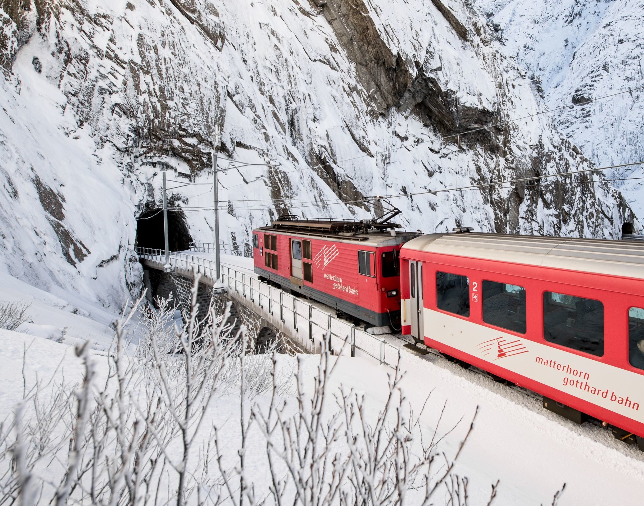 Angebot-Matterhorn Gotthard Bahn-MGB-Winter
