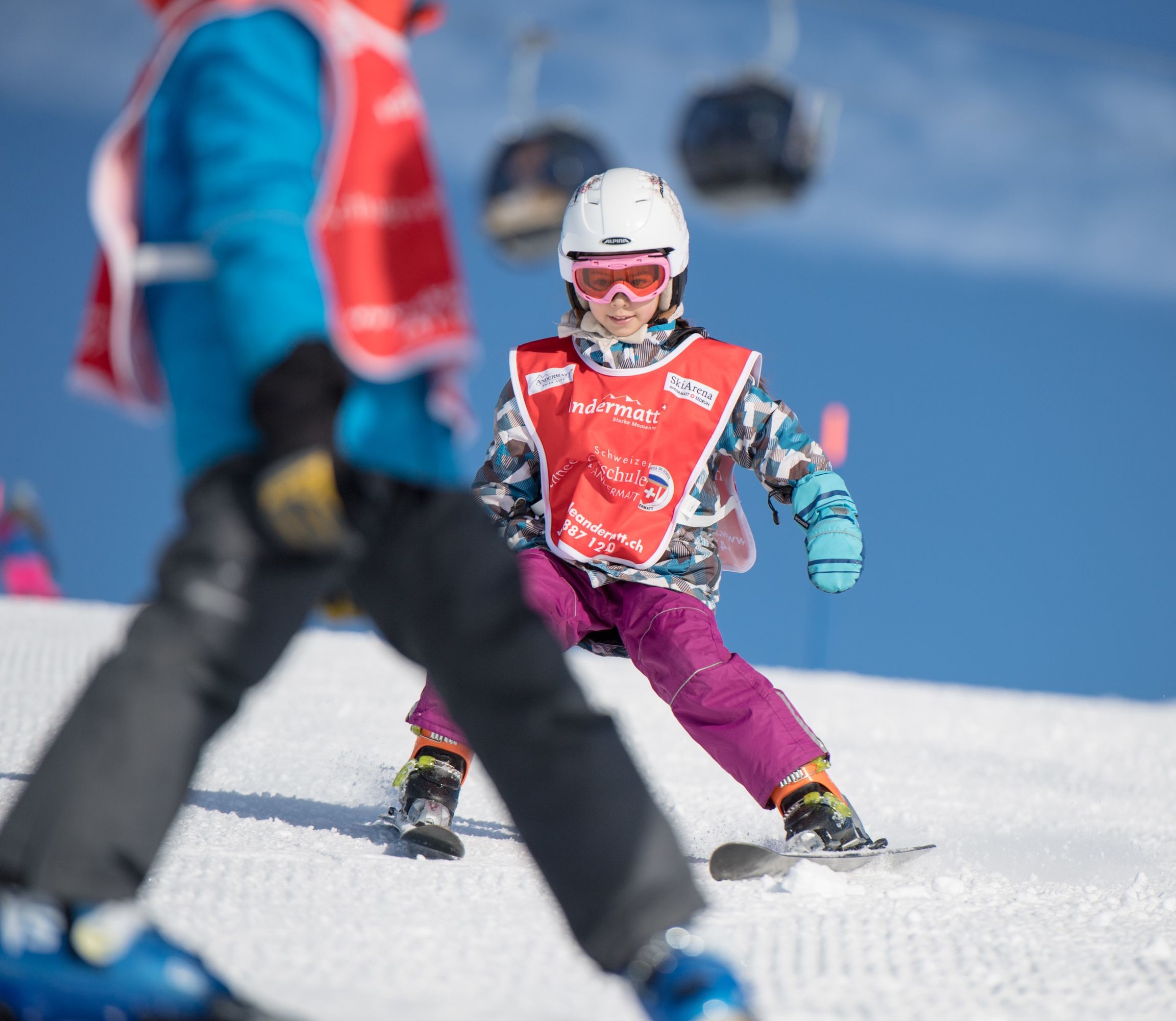 Winteraktivität-Skifahren-Skischule-Matti Kinderland -Nätschen
